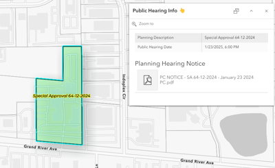 Planning Commission Public Hearings (Interactive)