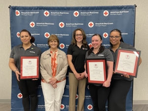 Red Cross honors 3 Farmington Hills lifeguards with Lifesaving Award