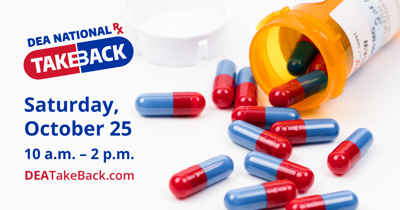 Farmington Hills Police Department, Drug Enforcement Administration partner for National Prescription Drug Take Back Day Oct. 25